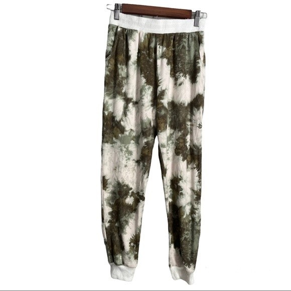 BKE Girls - Tie Dye Jogger Green White Sz Medium - Picture 5 of 8